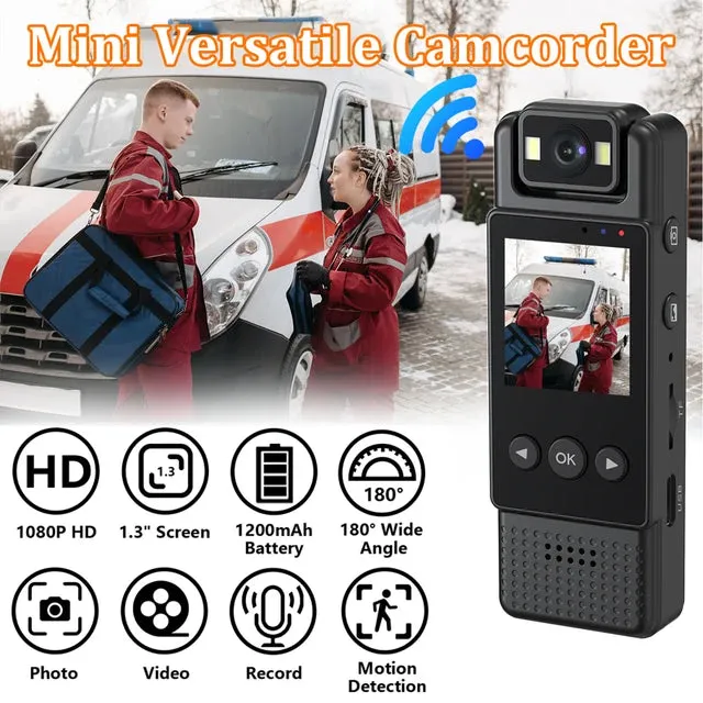 RECON GS2 L12 Genuine HD Mini Camera with Night Vision, Photo, Video & Motion Detection Features