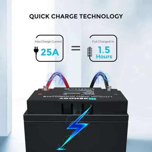 Renogy RBT2425LFP - 24V 25Ah Lithium Iron Phosphate Battery