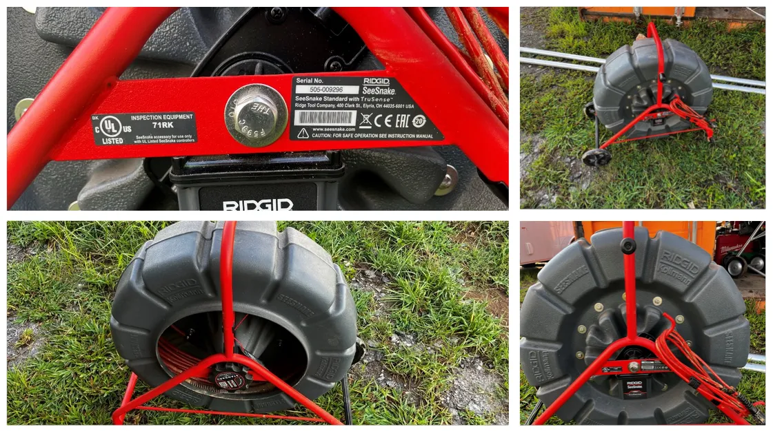Ridgid SeeSnake Inspection System, 63613 SeeSnake, 57288 CS12x Monitor