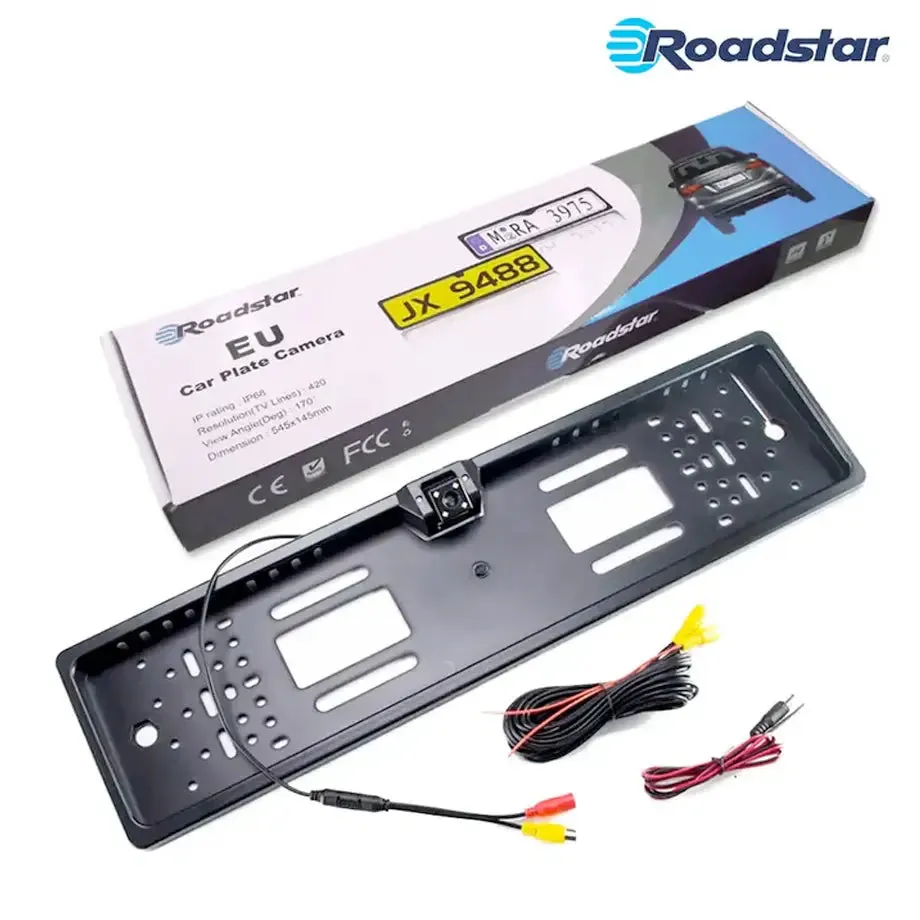 Roadstar 5.25 Inch Single Din Media Player  FREE Number Plate Camera