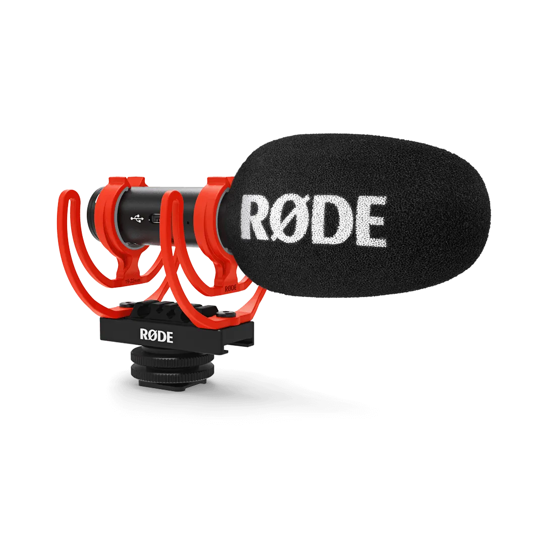 Rode Video Mic GO II Ultracompact Analog/USB Camera-Mount Shotgun Microphone