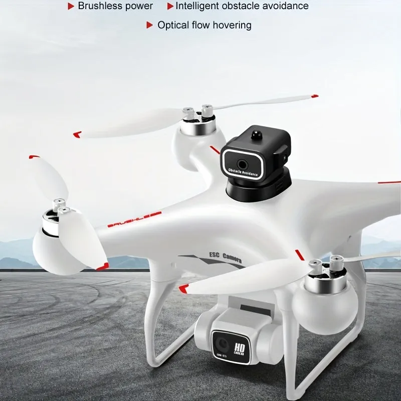 S116 MAX Brushless Optical Flow Drone with Dual Cameras, Headless Mode, 360° Obstacle Avoidance, WIFI FPV, Phone App Control