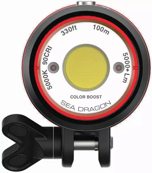 Sea Dragon 5000  COB LED Photo-Video Light w/Color Boost For Scuba Diving