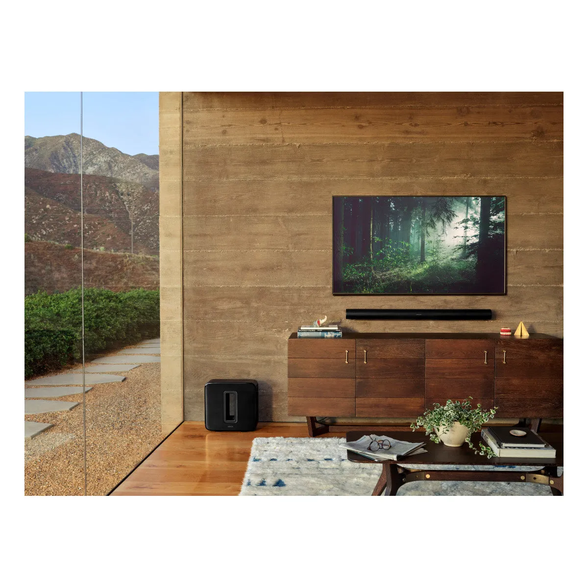 Sonos Premium Entertainment Set with Arc Wireless Soundbar (Black) and Sub Wireless Subwoofer (Gen 3, Black)