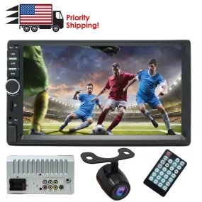 SoundXtreme ST-X6400BT MP5 7" Touch Screen Double Din Car Stereo Radio Work with Bluetooth   Backup HD Camera Included