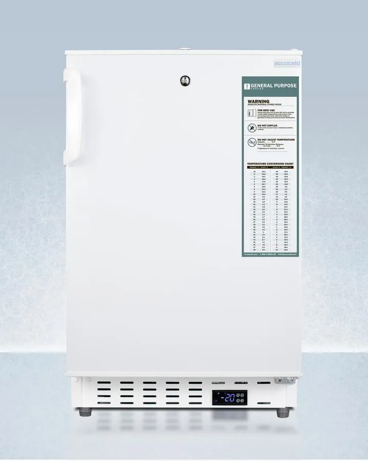 Summit ADA305AF 20" Wide Built-in Vaccine All-freezer, ADA Compliant