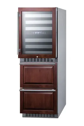 Summit Appliance 23.63'' 46 Bottle and Can Four Zone Wine & Beverage Refrigerator