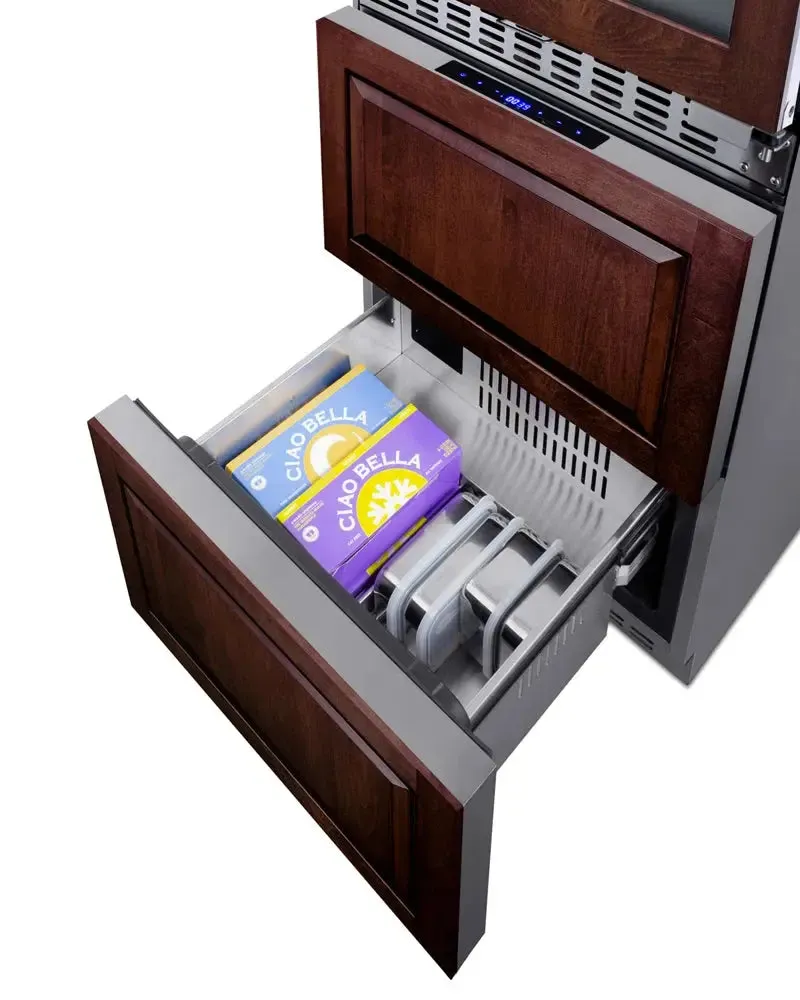 Summit Appliance 23.63'' 46 Bottle and Can Four Zone Wine & Beverage Refrigerator