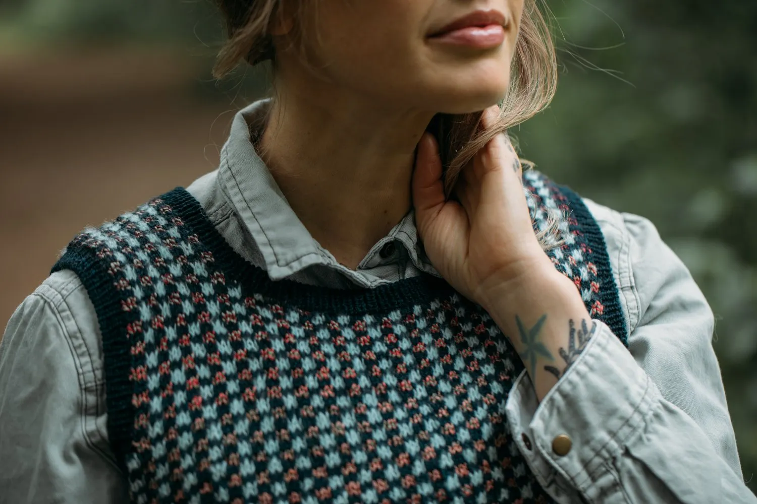 Tessellated Vest by Andrea Mowry Yarn Bundle