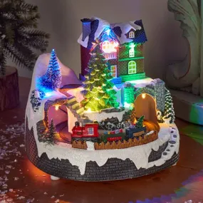 Three Kings Animated All Aboard SnowScene Village