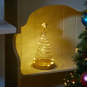 Three Kings SpiraLite Gold LED Tree