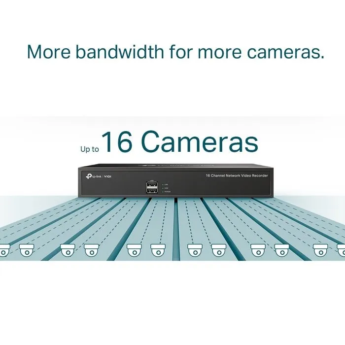 TP-Link TL-VIGI NVR1016H VIGI 16 Channel Network Video Recorder