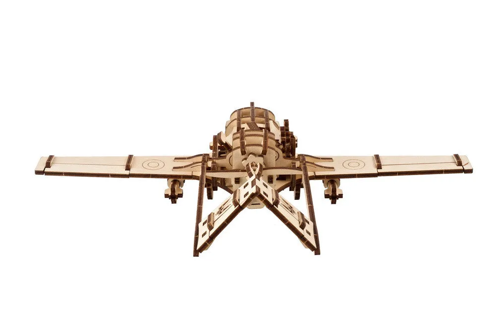 Ugears Bayraktar TB2 Combat Drone ★Mechanical 3D Puzzle Kit Model Toys Gift Present Birthday Xmas Christmas Kids Adults