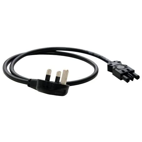 UK 2m Starter Lead - Plug to Female 3 Pole Connector