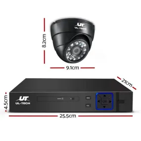 UL-Tech 4-Channel 1080P HD Surveillance System with 2TB DVR & Infrared Night Vision