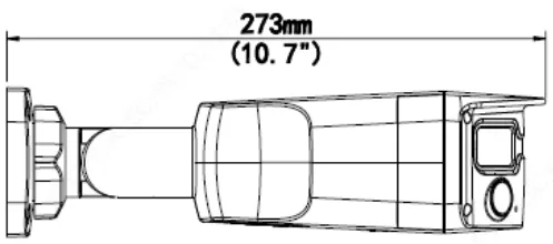 UNIVIEW IPC2K24SE-ADF40KMC-WL-I0: 4MP ColorHunter Wide-Angle Fixed Bullet Camera