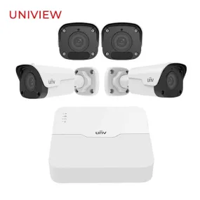 Uniview / UNV / Bundle: Network Video Recorder and 4 IP Cameras / 4 PoE / 4 Channel / 2 MP / Bullet / UNV-04KIT2122