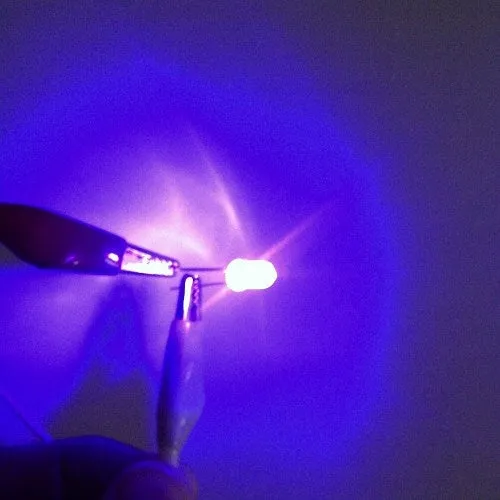 UV 5mm Water Clear LED - 15deg - 5mW