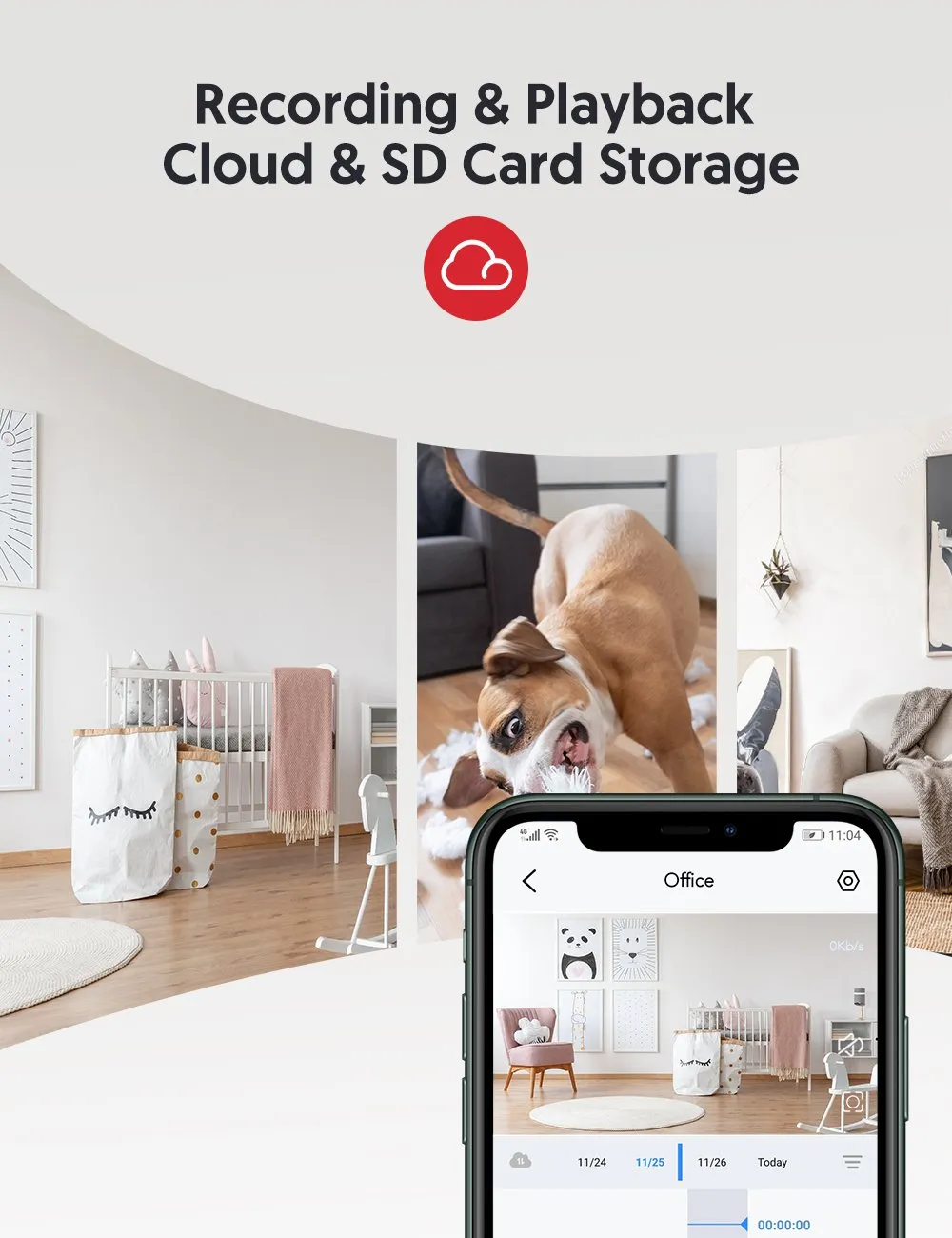 Victure PC440 Indoor Pet Home Camera Baby Monitor