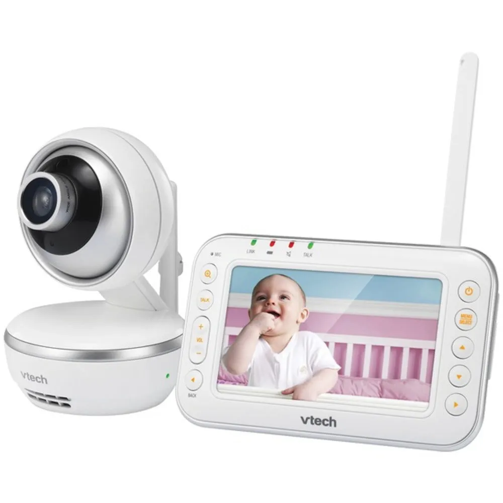 VTech VM4261 4.3 Full-Color Digital Video Baby Monitor with Pan & Tilt Camera