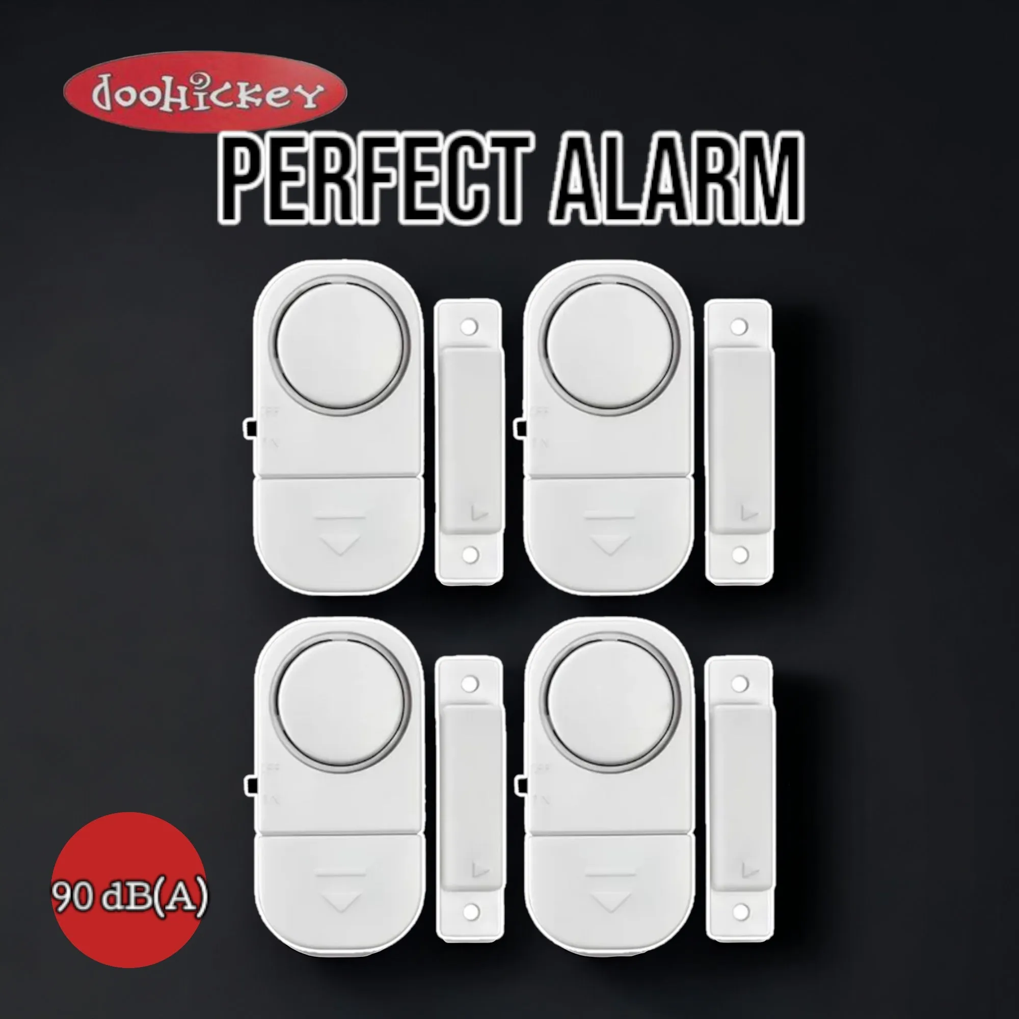 Window and Door Alarm - 4 Pack
