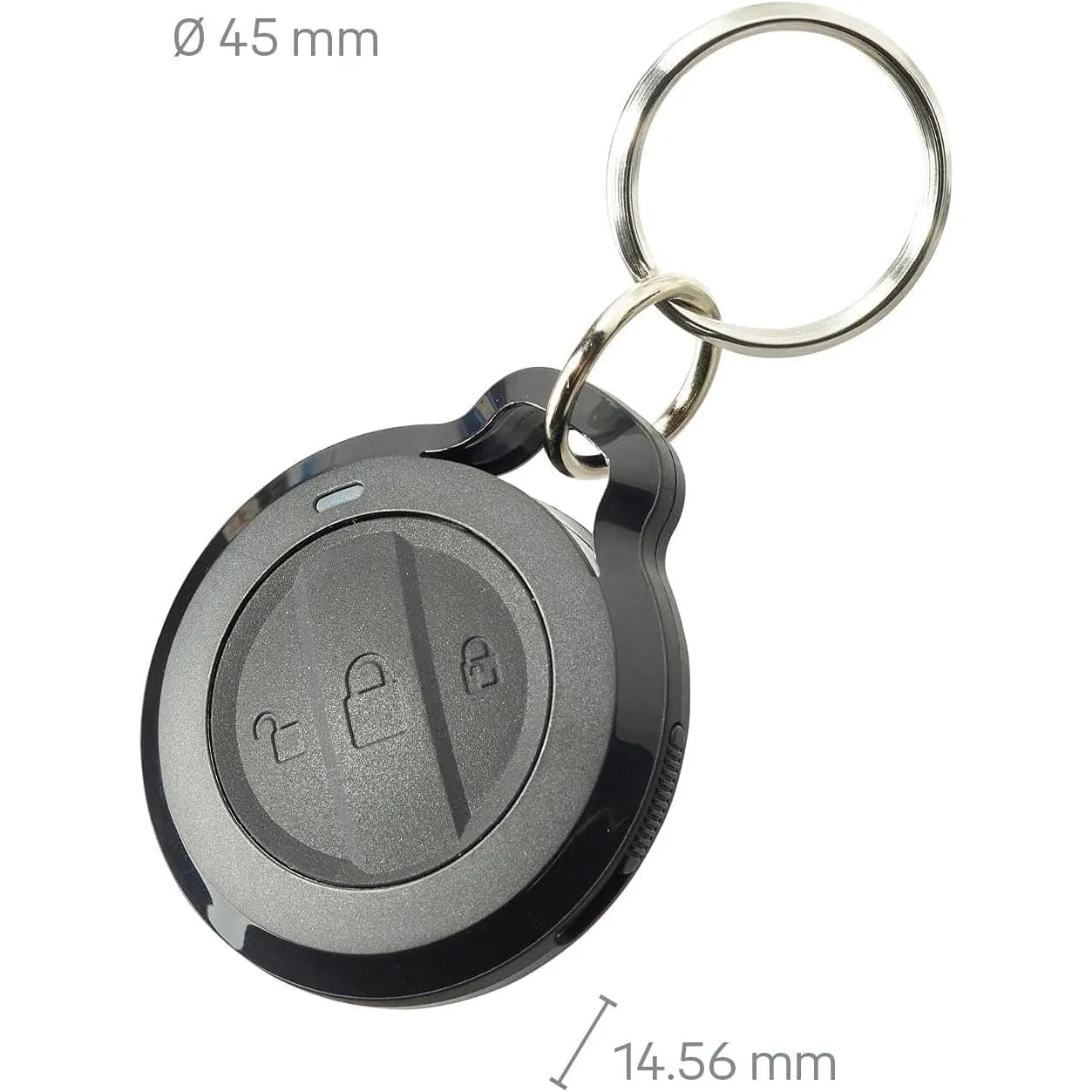 Yale AC-KF Sync Keyfob - Sync Alarm Accessory for Disarming Alarm, Black, 200m range